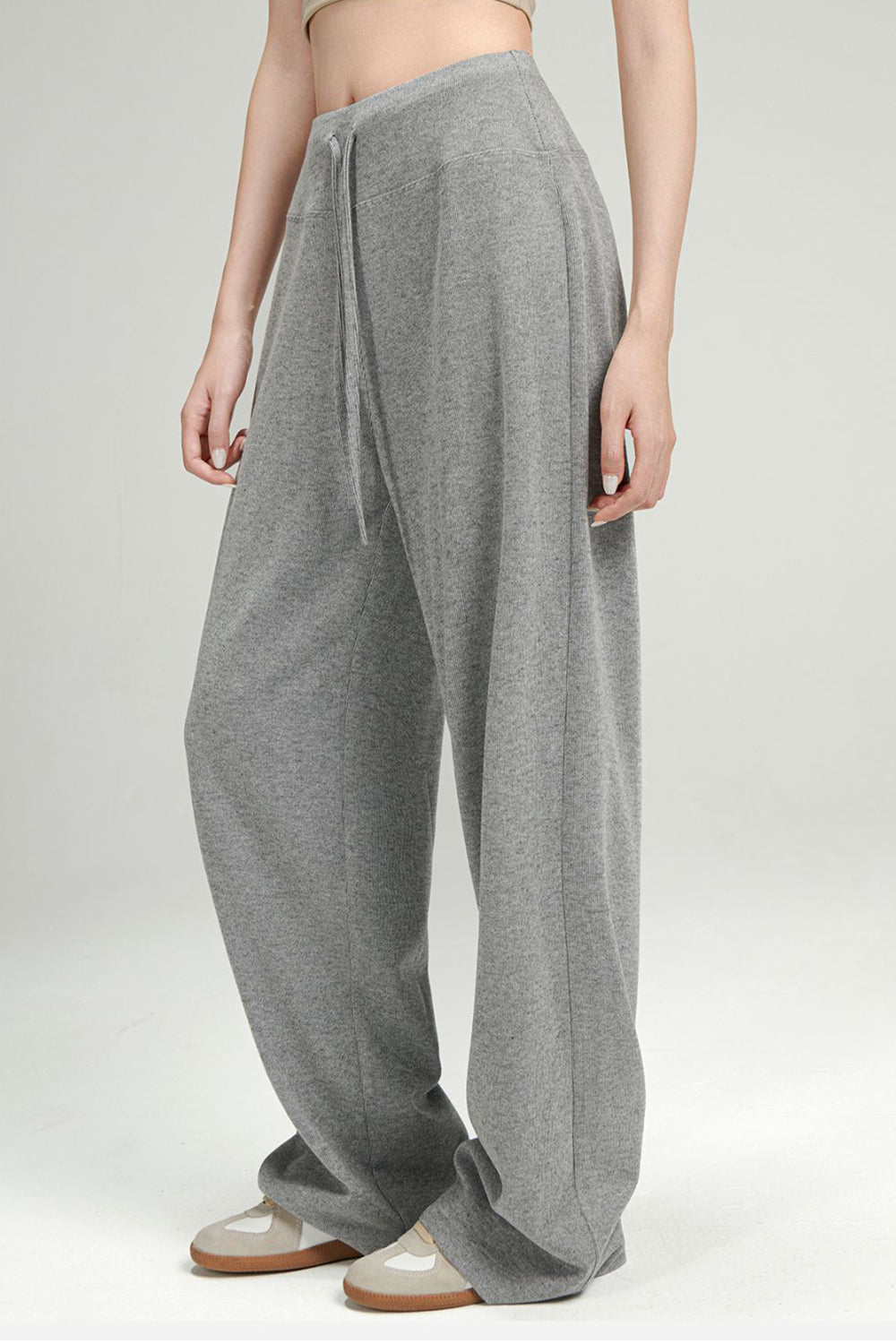 Drawstring Wide Leg Pants